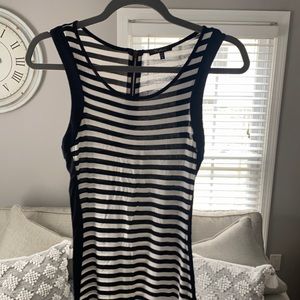 Black and White striped maxi dress